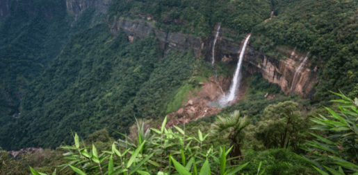 Cherrapunji is also one of the place to visit during summers in India