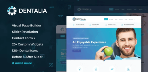 Dentalia - Dentist & Medical WordPress Theme