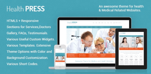 HealthPress - Medical WordPress Theme