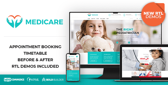 Medicare - Doctor, Medical & Healthcare best doctor appointment booking wordpress theme (1)