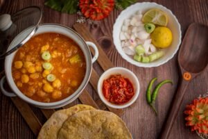 Chickpea and tomato curry, a pantry-friendly easy dinner recipe